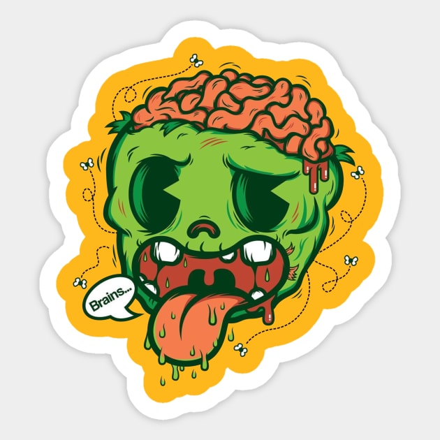 Zombie stickers top